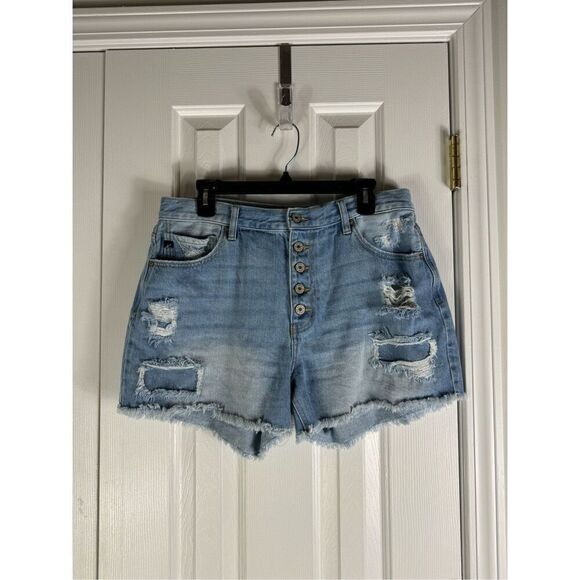 KanCan Womens Denim Shorts Size 13/30 - Picture 1 of 3